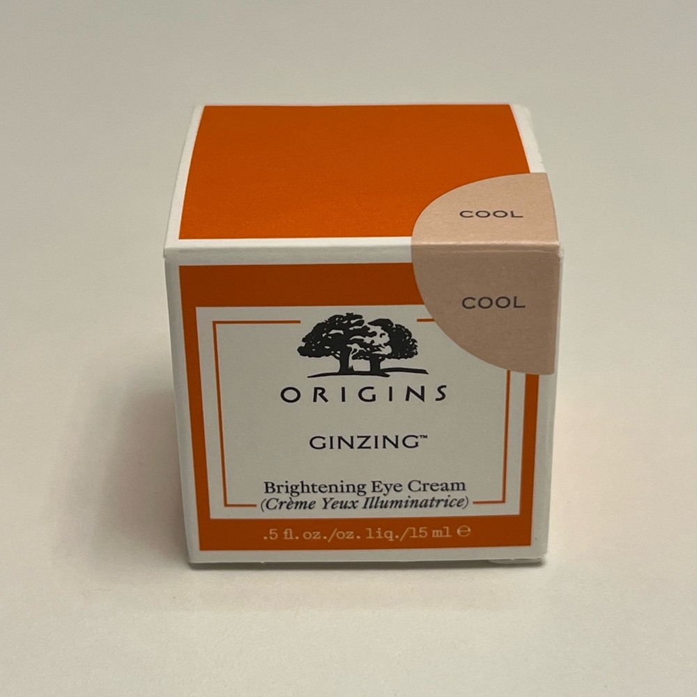 NEW GINZING Brightening Eye Cream With Vitamin C & Niacinamide Cool 0.5 fl oz